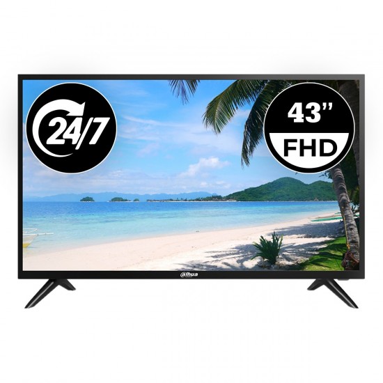 Dahua 43" LM43-F200 8ms 60Hz 330nt HDMI VGA MM VESA 7x24 Endüstriyel Monitör